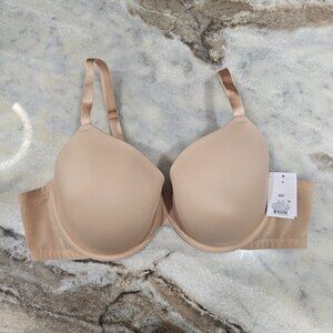 Auden Nude Demi Coverage Lined T-Shirt Bra | New With Tags | 42C